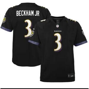 Baltimore Ravens Odell Beckham Jr Jersey – Black (Men’s L) | NWOT | Official NFL